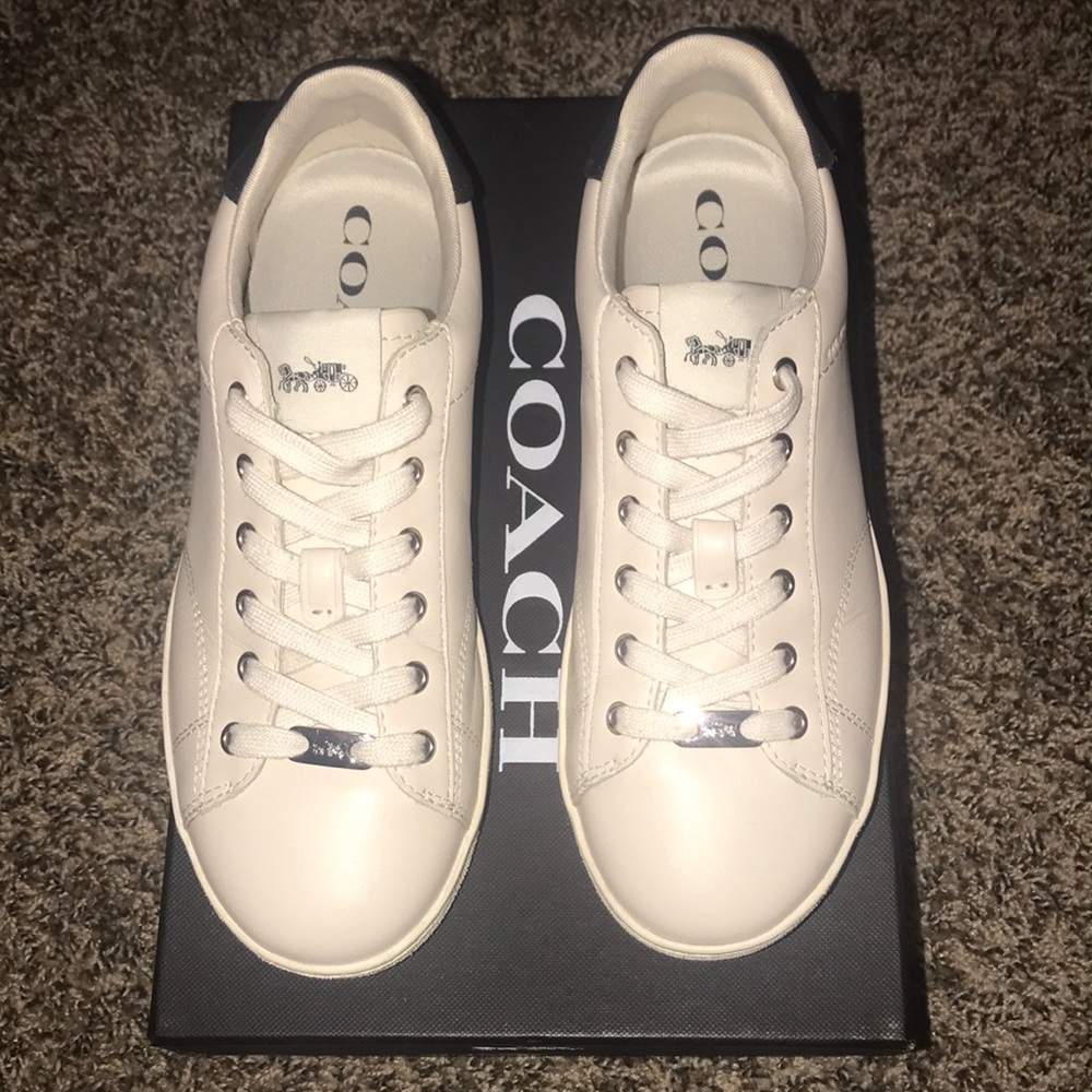 Coach leather low top